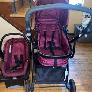 Urbini 3-Piece Travel System Purple
